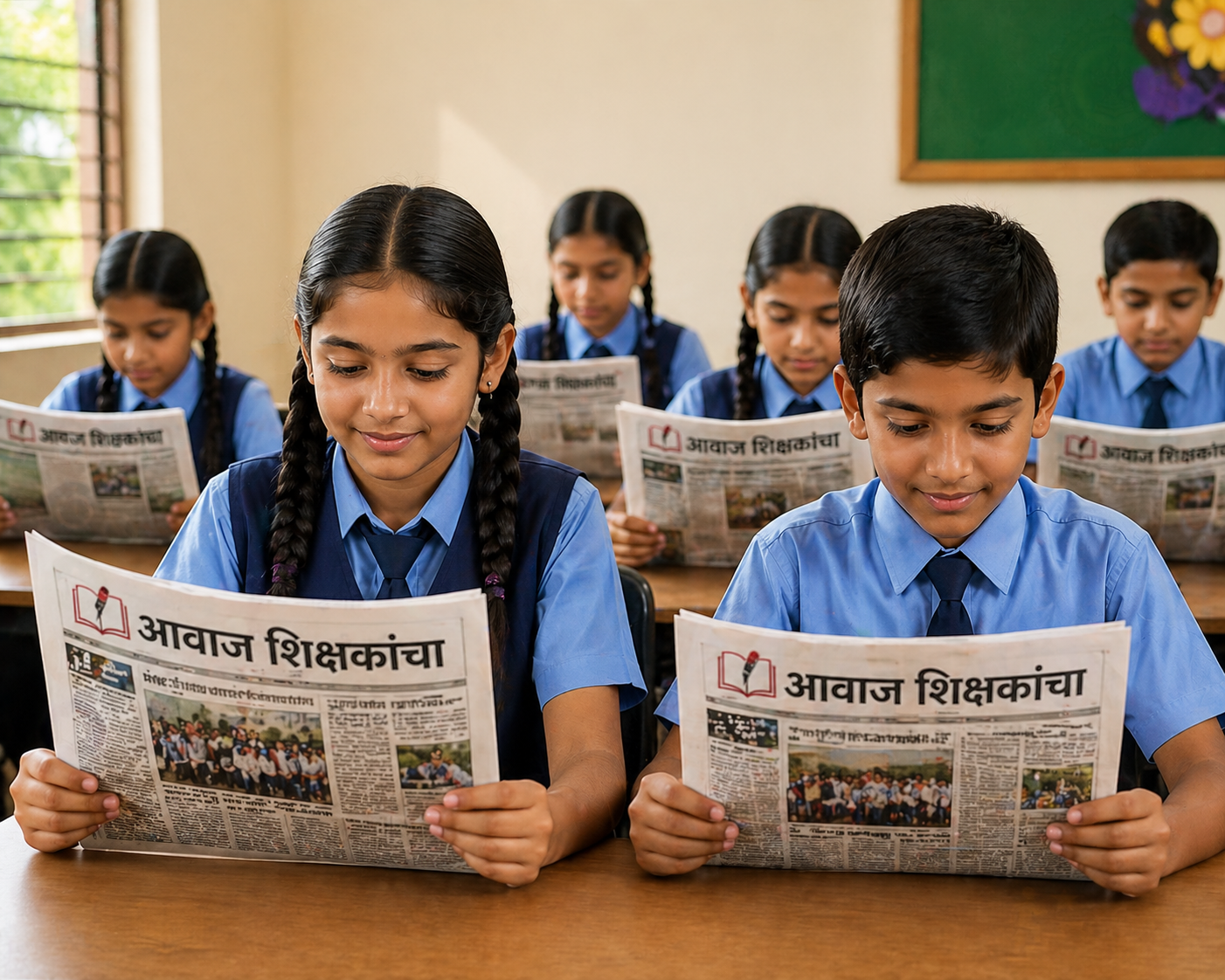 रोज 10 मिनिटे वर्तमानपत्र वाचण्याचा शिक्षण खात्याचा आदेश