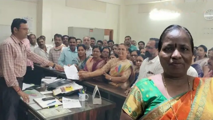बीएलओ ड्युटीवर असलेल्या  शिक्षिकेचा मृत्यू, शिक्षक संतप्त